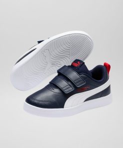 Baskets 'Puma' 'Courtflex' - Bleu marine