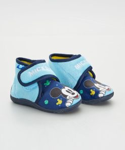 Chaussons fermés 'Mickey' - bleu