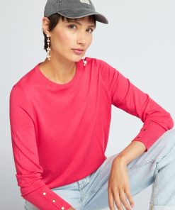 Pull en maille fine - Rose