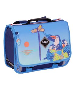 BODYPACK Cartable 38 cm recyclé Famille oiseau - Bleu