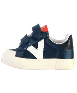 Basket Basse À Scratch Enfant Victoria - Bleu