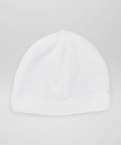 Bonnet en tricot 'La Manufacture de Layette' - blanc