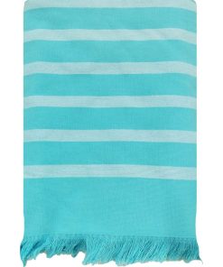 Fouta doublée éponge 150x180cm Alanya XL - Bleu
