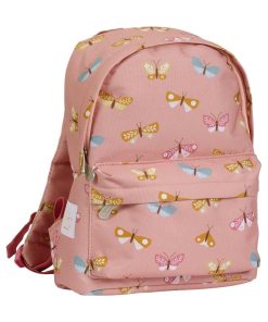 Sac à dos bébé Papillons - Rose