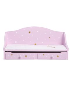 Lit gigogne poupée poupon Twinkle Stars Princess tiroir-lit en bois TD-0096AP - N/A