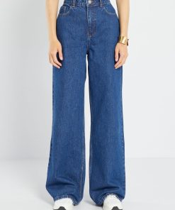 Jean wide leg - L32 - Stone