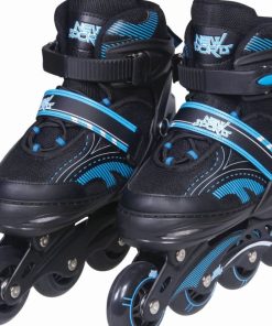 New Sports Inline Skates ABEC 7 bleu noir, Taille 39 - 42 - N/A