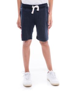 Bermuda molleton BAMAGA BOY - Bleu marine