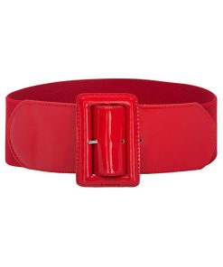 Women's Stretchy Belt 1950s 3 Inch Wide Elastic Belts