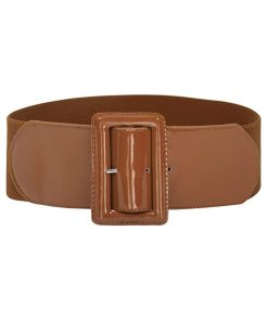 Women's Stretchy Belt 1950s 3 Inch Wide Elastic Belts