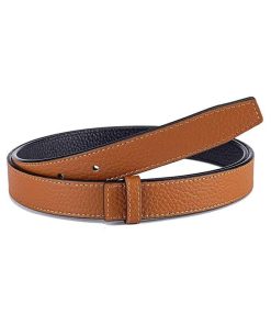 Vatee's Women's Reversible Real Leather Replacement Belt Strap without Buckle 1#34;/25mm Wide