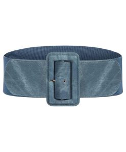 Women's Stretchy Belt 1950s 3 Inch Wide Elastic Belts