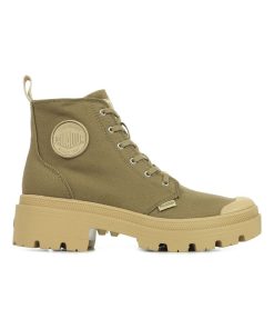 Boots Palladium Pallabase Twill - Vert olive