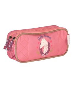 FOURRE-TOUT DOUBLE COMPARTIMENT STALLA BIANCA COUNTRY - Rose