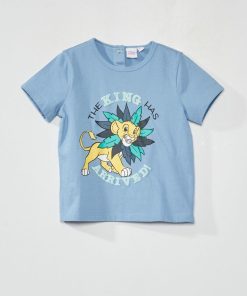 T-shirt à manches courtes 'DS' - bleu
