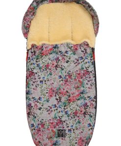 Chancelière pour poussette Lenny Fleur grise (6-36 mois) - Gris