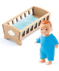 Maison de poupée : Figurine Bébé Sacha - N/A