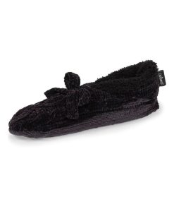Chaussettes-chaussons Femme Nœud - Noir