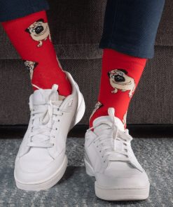 Chaussettes En Coton Chien Bouledogue- Sockup- 39-46 - Multicolore