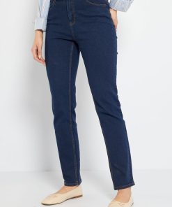 Jean droit à taille haute - L30 - Brut