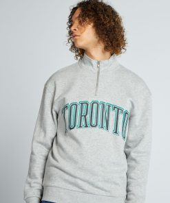 Sweat col camionneur - Gris