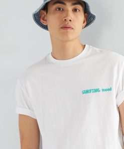T-shirt en jersey avec print dos - blanc