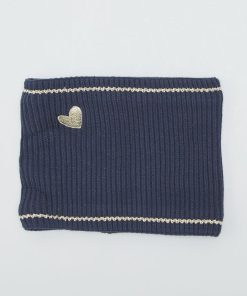 Snood en maille - Bleu