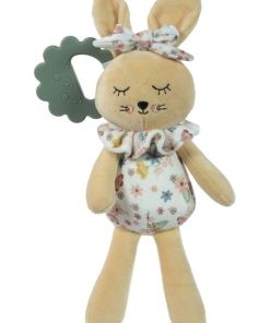 Peluche de dentition Lapin Garden (28 cm) - Beige