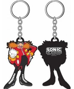 SONIC THE HEDGEDOG Porte-clés caoutchouc Dr. Eggman - Rouge