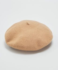 Béret chaud en laine - Marron