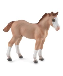 Figurine Cheval : Poulain Quarter Alezan Sauvage - N/A