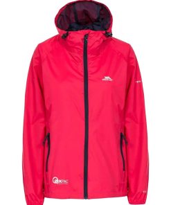 Trespass - Veste imperméable pliable QIKPAC - Rose foncé