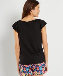 Ensemble pyjama short avec imprimé - 2 pièces - Multicolore