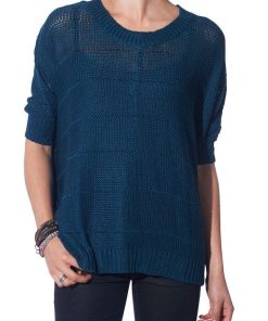 Pull Bobby Long Kebello - Bleu