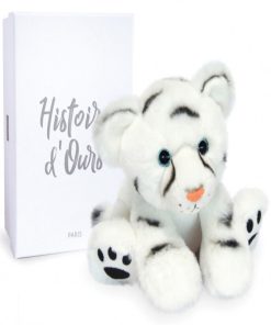 Coffret Peluche Bébé Tigre Terre Sauvage (18 Cm) - Noir
