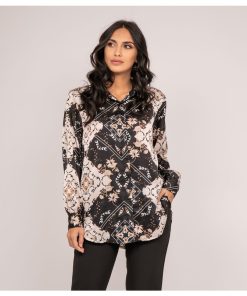 Chemise motifs OMIST - Noir