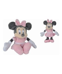Doudou DS Souris Rose Tonal 25 cm pantin - Minnie - Rose