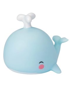 Petite veilleuse baleine (13 cm) - Bleu