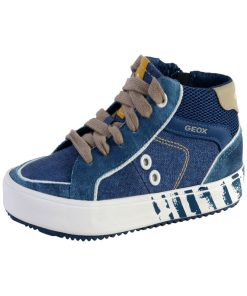Basket Geox Enfant/garçons J Alonisso B. D - Was.can+sue - Bleu