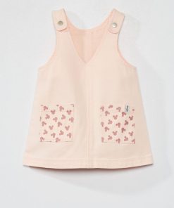 Robe salopette 'Minnie' - Rose
