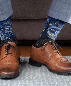Chaussettes En Coton Art - Bleu