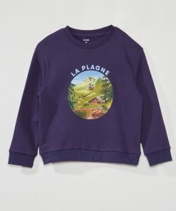 Sweat en molleton - Mixte - Bleu