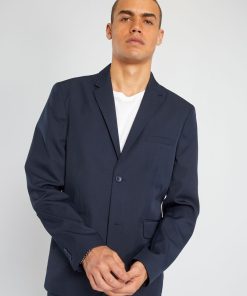 Veste de costume slim fit - bleu marine
