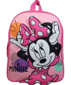 Sac à dos 31 cm avec détails 3D Noeud et Jupe DS Minnie Rose Bagtrotter - Rose