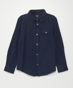 Chemise en flanelle - Bleu marine