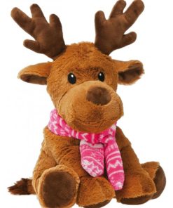 Peluche Bouillotte Elan Hiver - Made in France - Marron