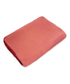 Housse de Matelas à Langer en Coton Bio Fraise - Rouge
