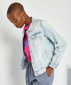 Veste en jean - Bleu