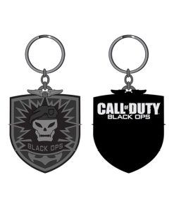 Call of Duty porte-clés caoutchouc Black Ops Patch - Noir