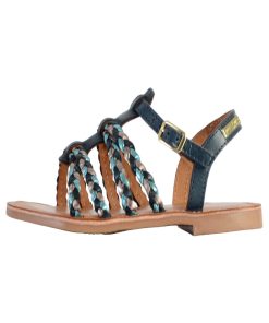 Sandale Cuir Enfant Les Tropeziennes Baia 423 - Bleu